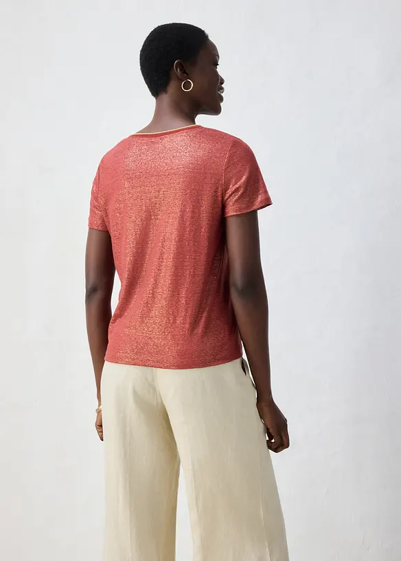 Lintopp med lurex, bonprix