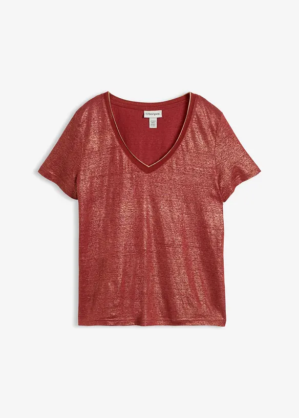 Lintopp med lurex, bonprix