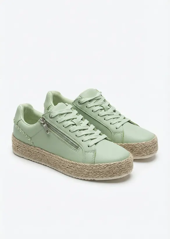 Sneakers med glidel&aring;s, bonprix