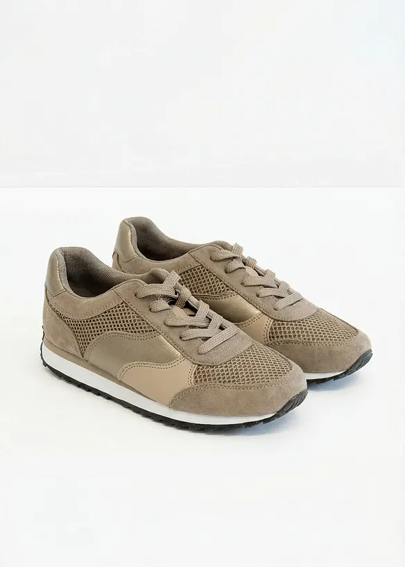 Sneakers med meshinnfelling, bonprix