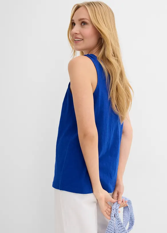 Singlet i 100% &oslash;kologisk bomull, bonprix