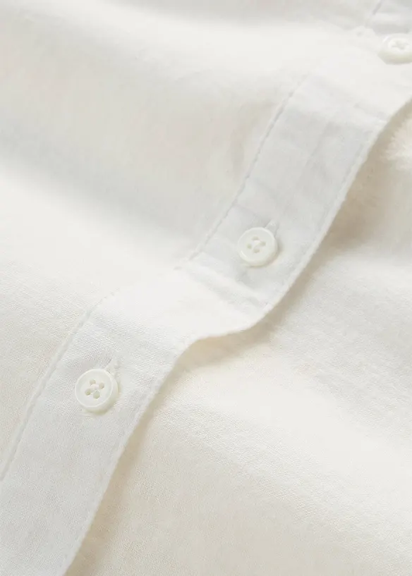 Bomullsbluse med hullbroderi, bonprix