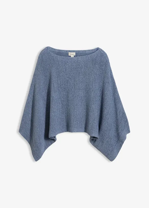 Kimono genser i b&aring;ndgarn, bonprix