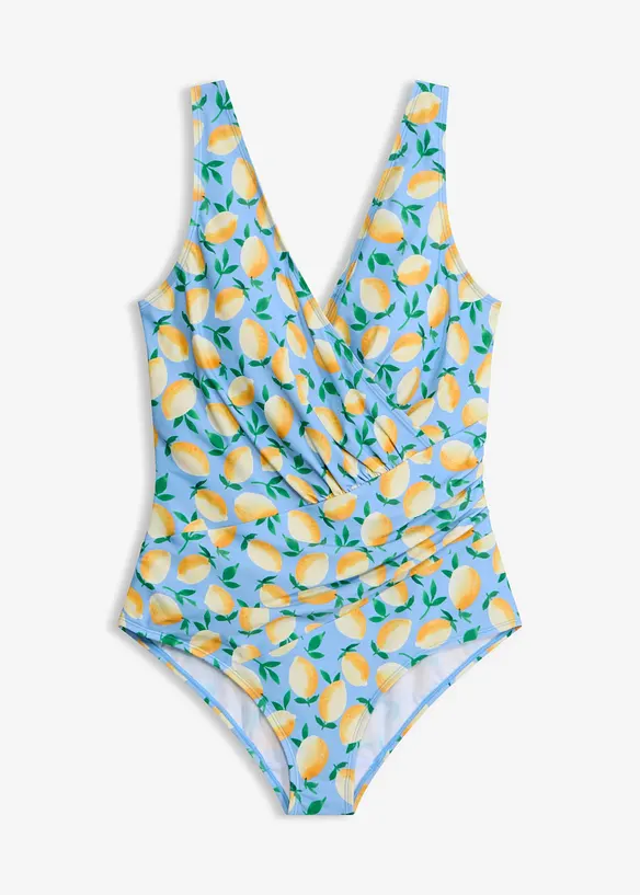 Medium shape badedrakt i omslagsstil, bonprix