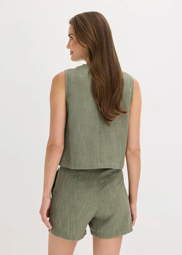 Vest med rund hals, bonprix