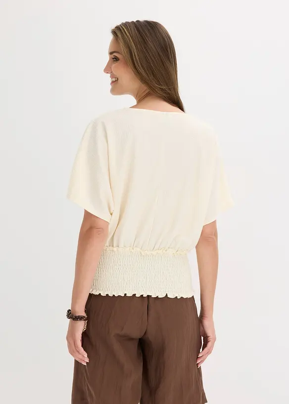Topp i strukturert krepp, bonprix