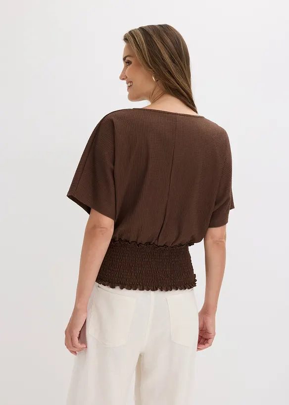 Topp i strukturert krepp, bonprix