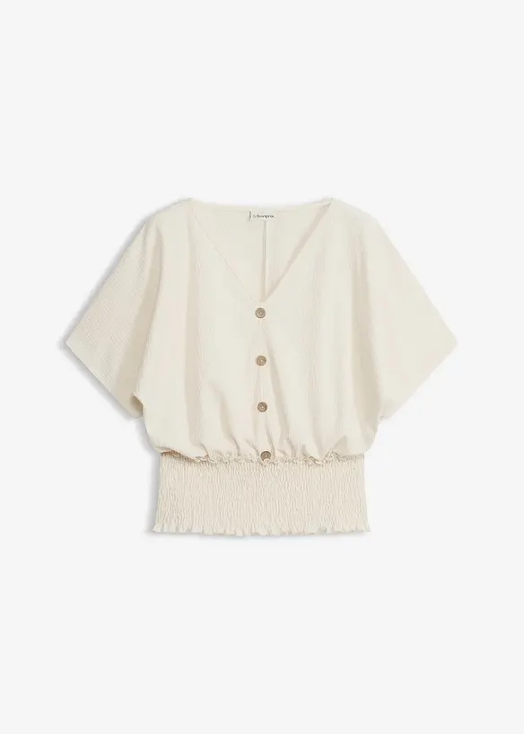 Topp i strukturert krepp, bonprix