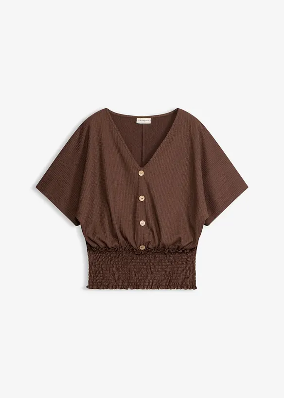 Topp i strukturert krepp, bonprix