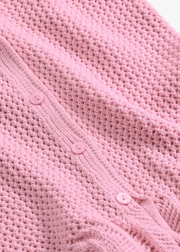 Strikket vest i bomull, bonprix