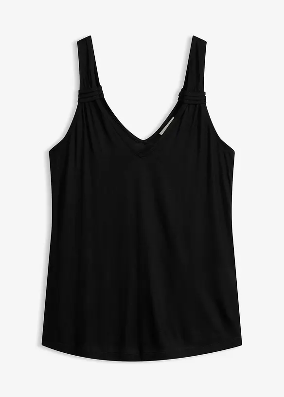 Jerseytopp i 100% viskose, bonprix