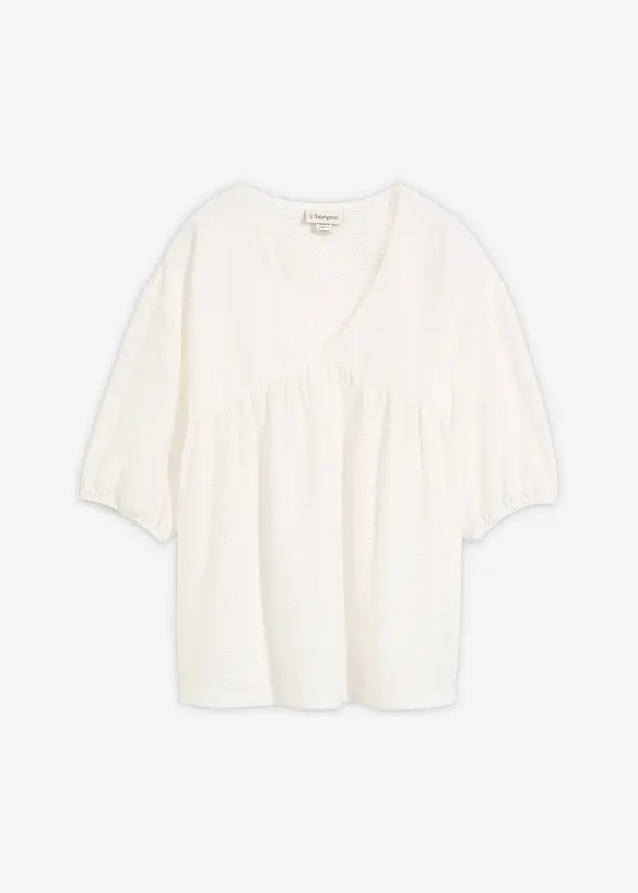 Tunika med forseggjort broderi, bonprix