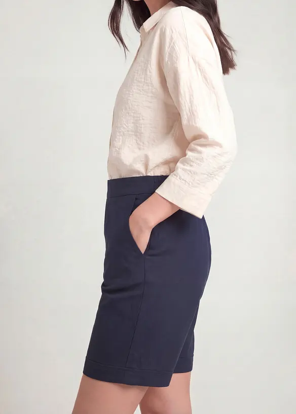 Bermudashorts i bomullsblanding, bonprix