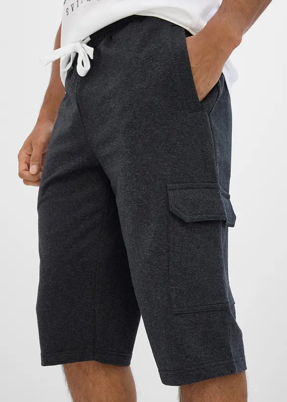 Sweat bermudashorts i 100% &oslash;kologisk bomull, bonprix