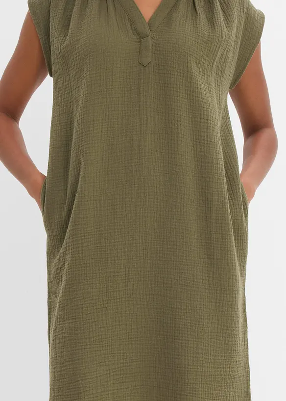 Minikjole i 100% bomull, bonprix