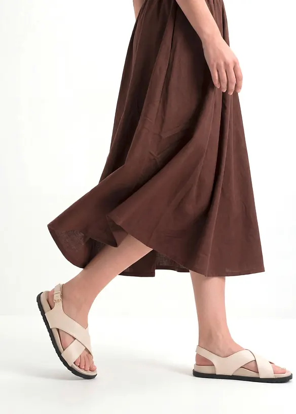 Midiskj&oslash;rt i linblanding, bonprix