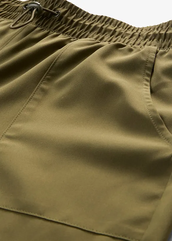 Funksjonsbukse med rynking, hurtigt&oslash;rkende, bonprix