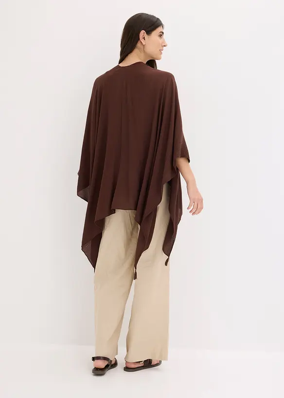 Lett sommerponcho i 100% viskose, bonprix