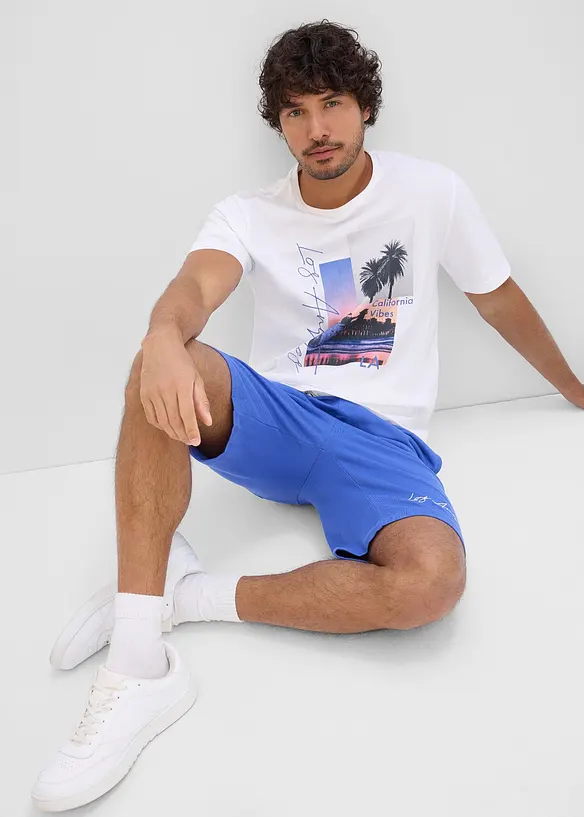 T-skjort og sweatbermuda (2-delt sett), bonprix