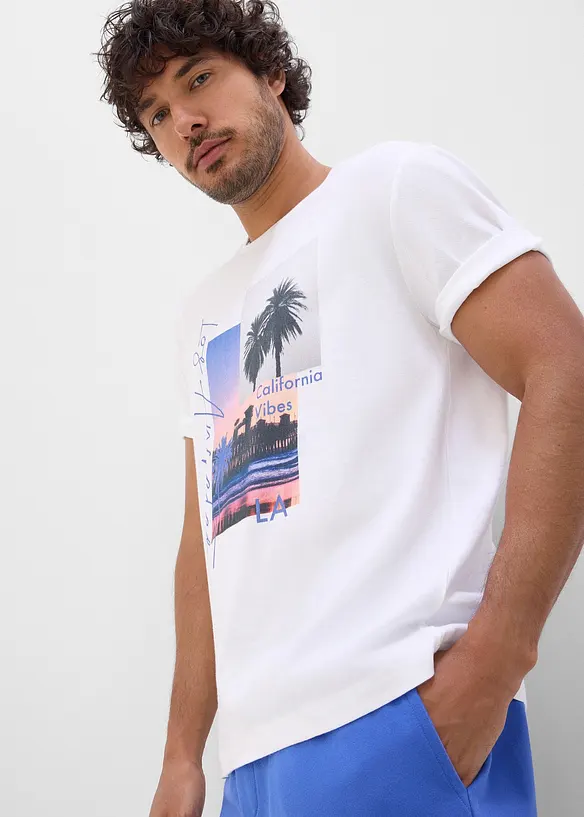 T-skjort og sweatbermuda (2-delt sett), bonprix