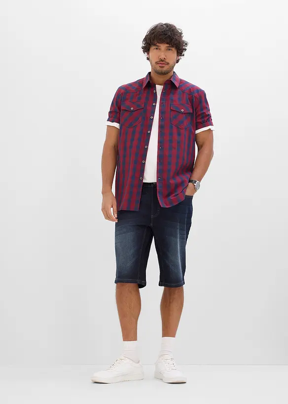 Kortermet skjorte i 100% bomull, bonprix
