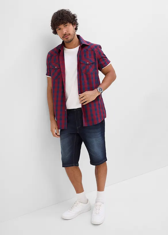 Kortermet skjorte i 100% bomull, bonprix