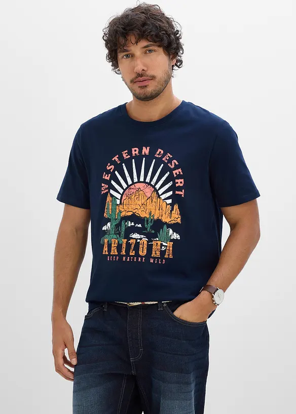 T-skjorte i 100% &oslash;kologisk bomull, bonprix