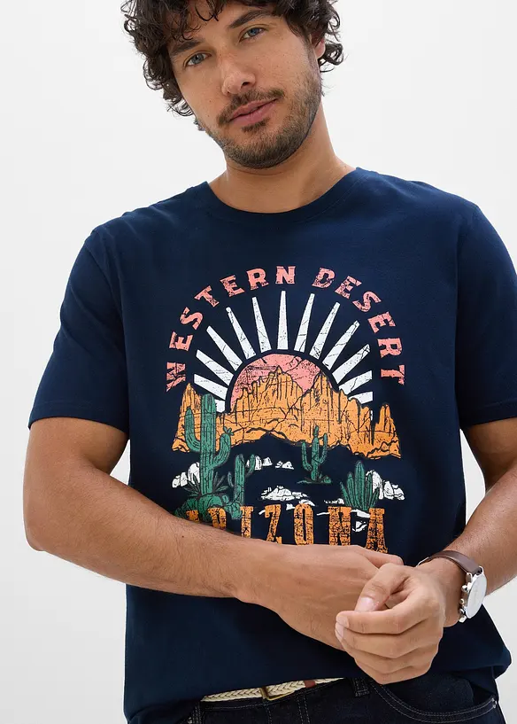 T-skjorte i 100% &oslash;kologisk bomull, bonprix