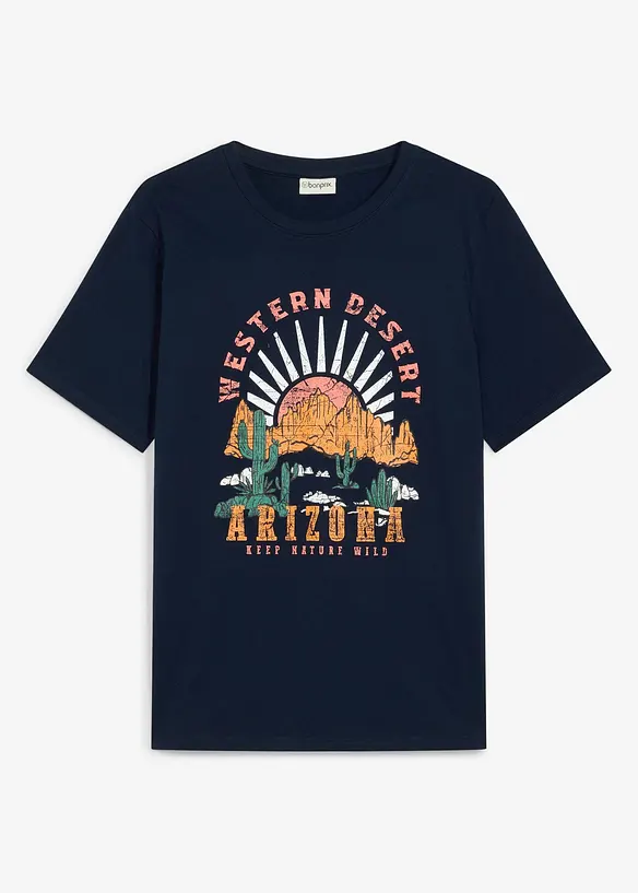 T-skjorte i 100% &oslash;kologisk bomull, bonprix