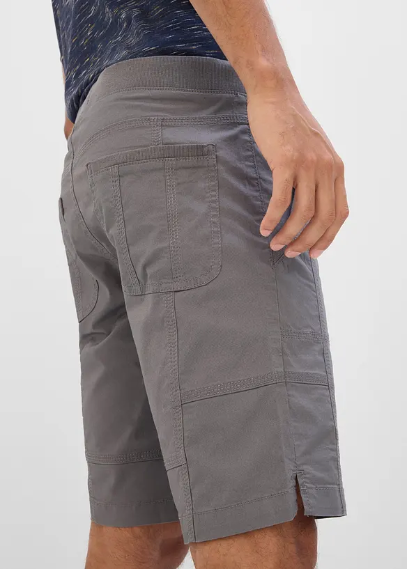 Stretchbermuda med elastisk linning i Regular Fit, bonprix