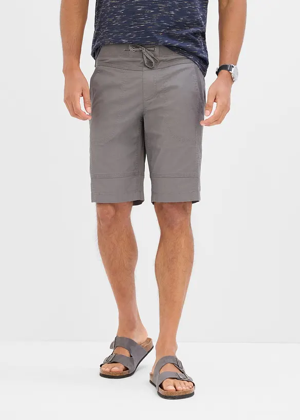 Stretchbermuda med elastisk linning i Regular Fit, bonprix