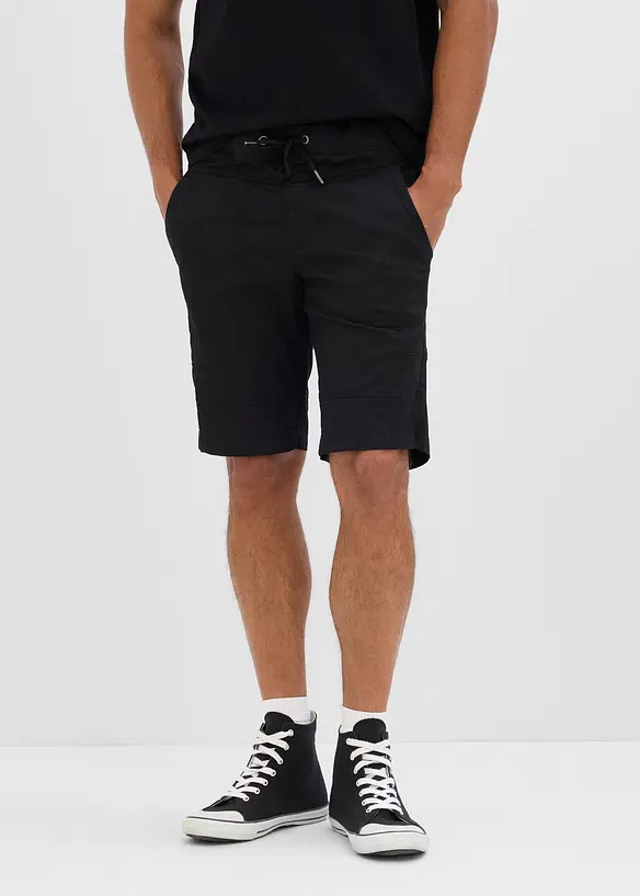 Stretchbermuda med elastisk linning i Regular Fit, bonprix