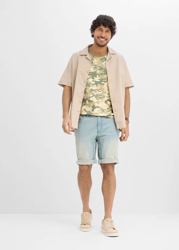 Singlet i 100% &oslash;kologisk bomull, Loose fit, bonprix