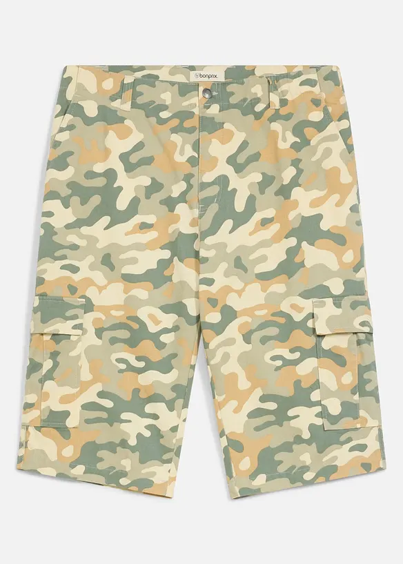 Cargo-bermudashorts i twill, Loose fit, bonprix