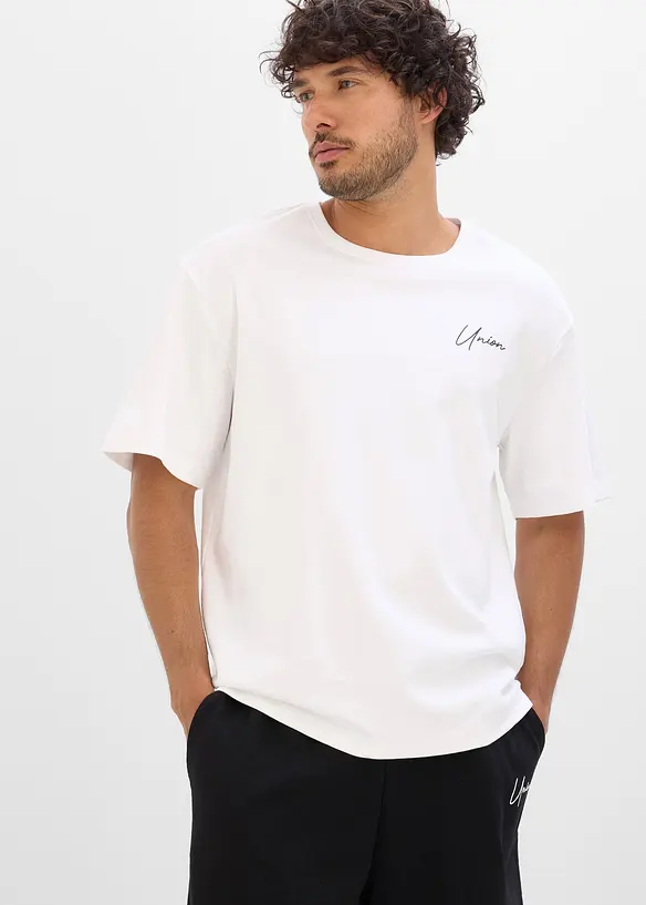 T-skjorte i formstabil bomull (2-pack), bonprix