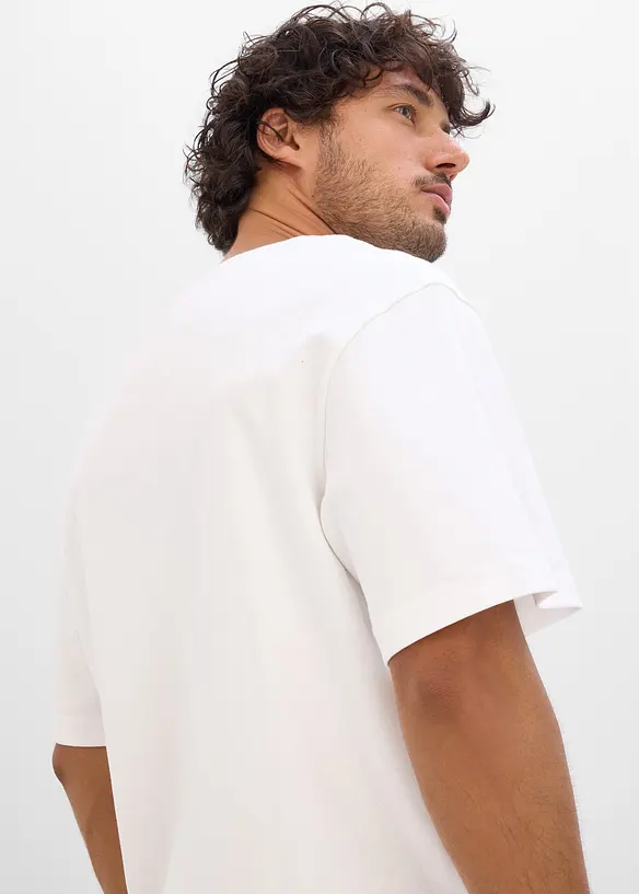 T-skjorte i formstabil bomull (2-pack), bonprix