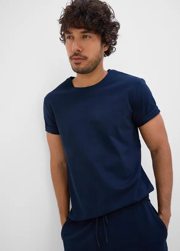 Singlet, T-skjorte, 2x shorts (4 deler) av 100% bomull, bonprix