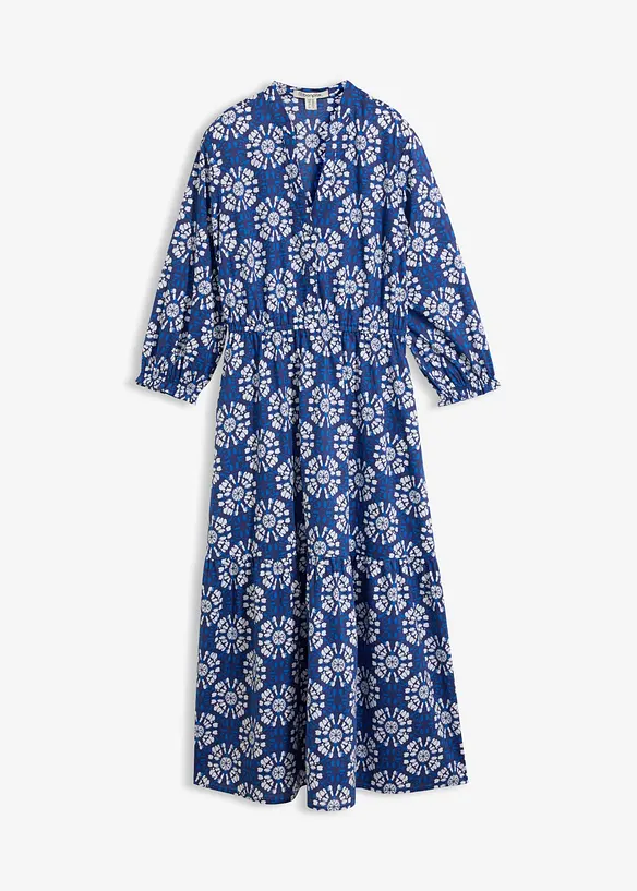 Vid maxikjole i 100% bomull, bonprix