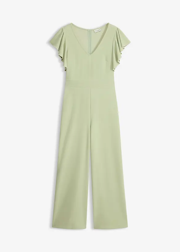 Jumpsuit i strukturert krepp, bonprix