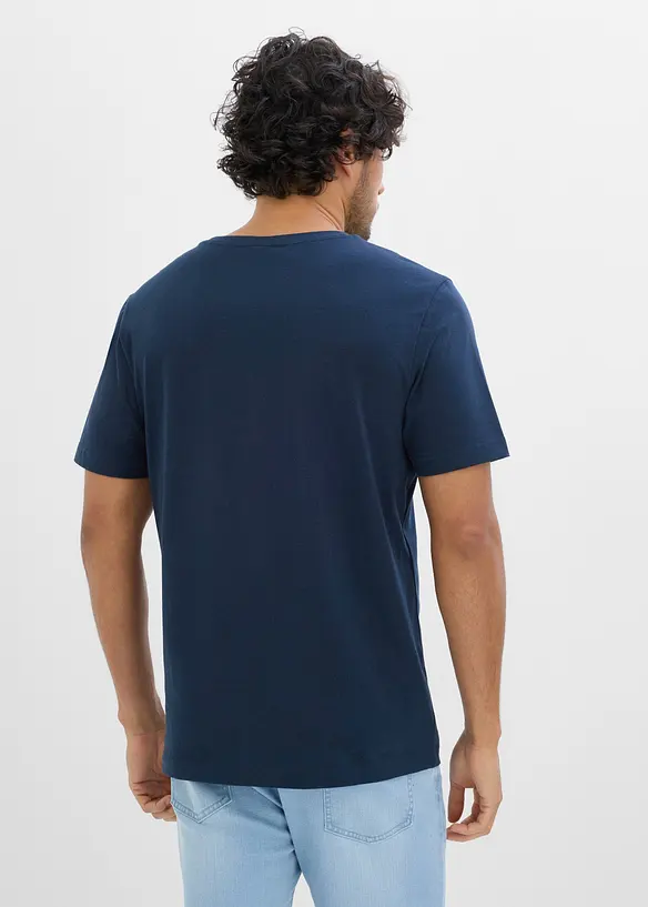 T-skjorte i 100% bomull med Italy-trykk foran, bonprix