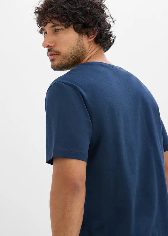 T-skjorte i 100% bomull med Italy-trykk foran, bonprix