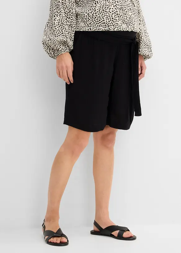 Lett mama bermudashorts i viskose, Loose fit, bonprix