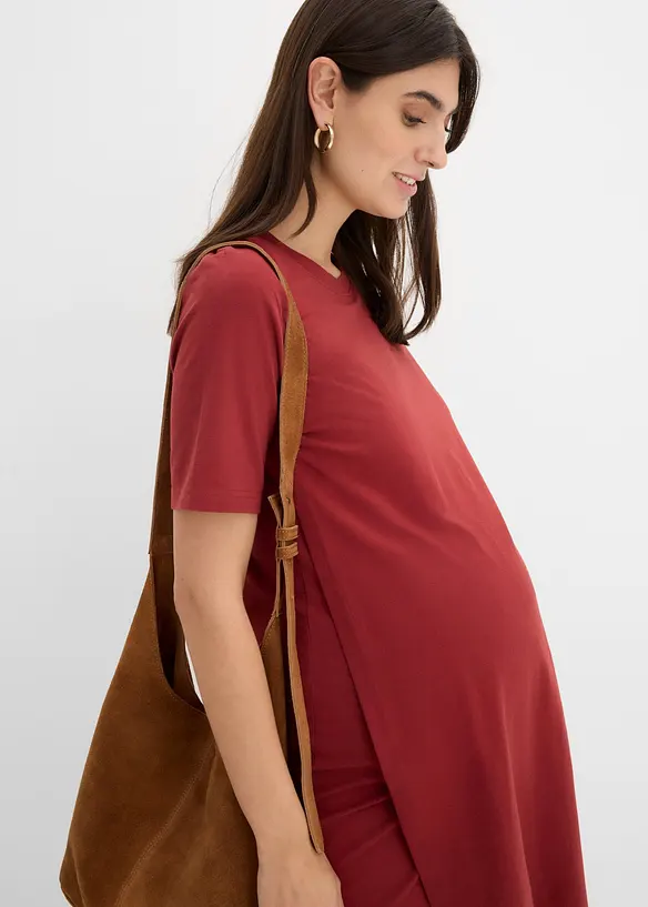 Mama kjole med &oslash;kologisk bomull, bonprix