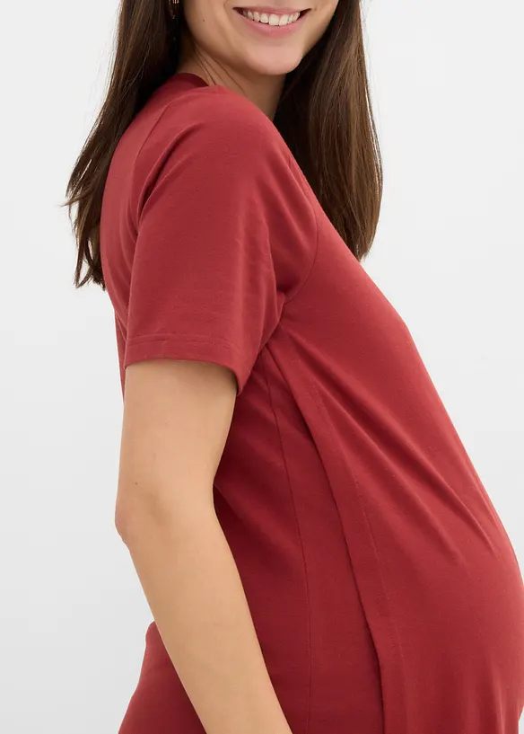 Mama kjole med &oslash;kologisk bomull, bonprix