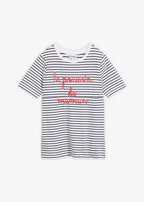 Mama topp med &oslash;kologisk bomull, bonprix