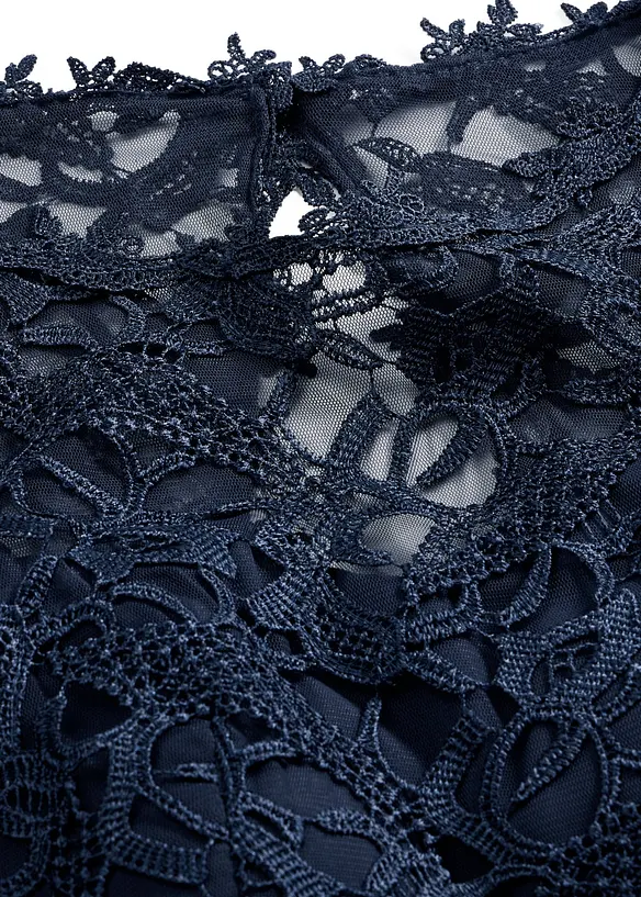 Kjole med blonder, bonprix