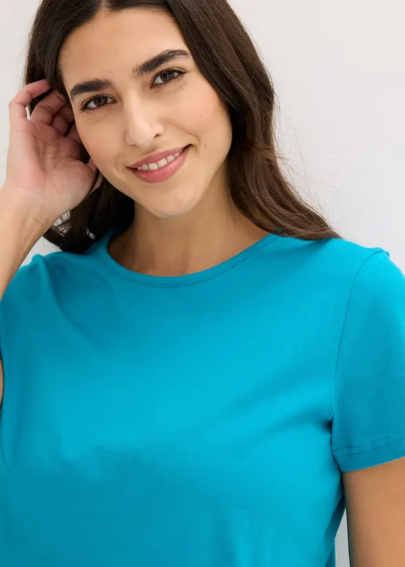 Kort pyjamas av 100% bomull (2-pack), bonprix