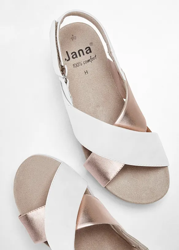 Sandaler i behagelig bredde fra Jana, Jana