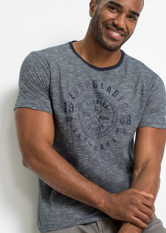 T-skjorte i 100% bomull (2-pack), bonprix