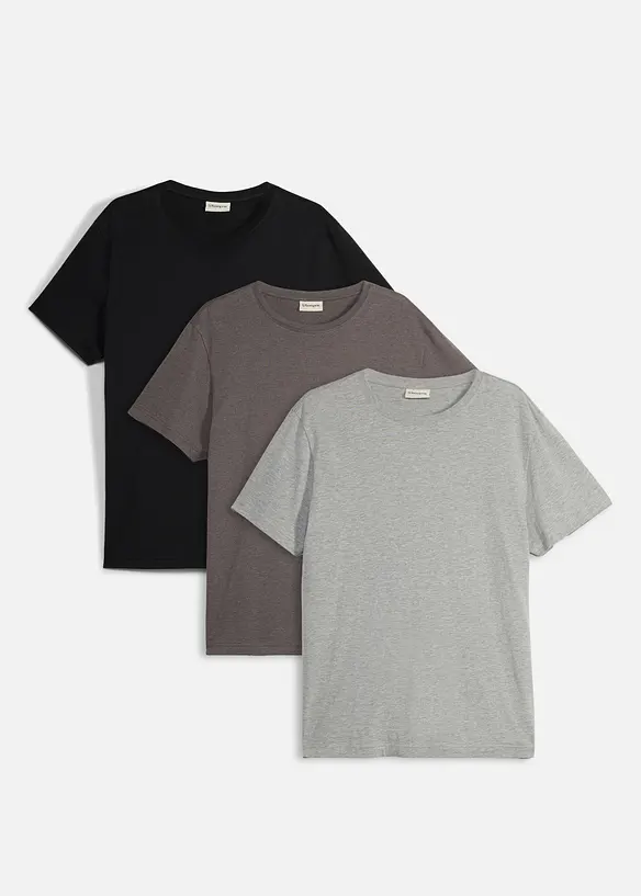 T-skjorte (3-pack), bonprix